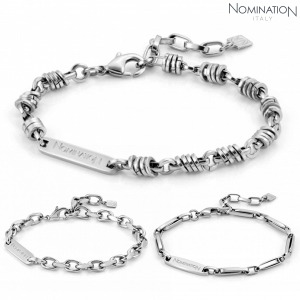 노미네이션 팔찌 BOND (본드) Bracelet in stainless steel 021950(택1)