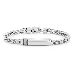노미네이션 팔찌 STRONG(스트롱) bracelet chain in steel (CYLINDER) (MEDIUM) 028319/036