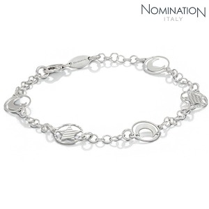 노미네이션 팔찌 TROPEA (트로페아) sterling silver, DIAMOND bracelet 141350/036