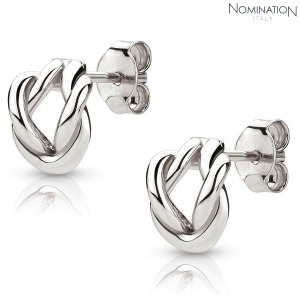 노미네이션 귀걸이 FLAIR (플레어) sterling silver earrigs with knot (STUD) (Silver) 145824/010
