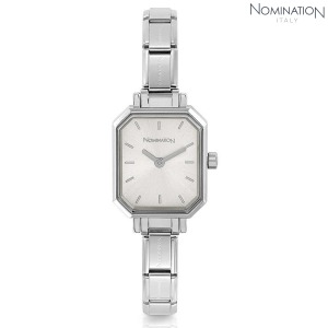 노미네이션 시계 PARIS (파리) Silver Ladies Watch (White) 076030/017