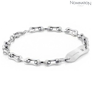 노미네이션 팔찌 BOND (본드) bracelet in stainless steel with diamond 021932/001