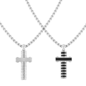 노미네이션 목걸이 STRONG (스트롱) necklace ed, in steel (CROSS) 028303 (택1)