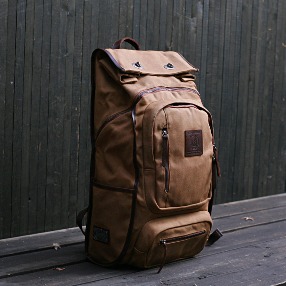 빌포드 Roll Top Safari Backpack Brush Brown